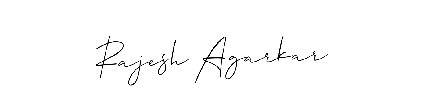 Make a short Rajesh Agarkar signature style. Manage your documents anywhere anytime using Allison_Script. Create and add eSignatures, submit forms, share and send files easily. Rajesh Agarkar signature style 2 images and pictures png