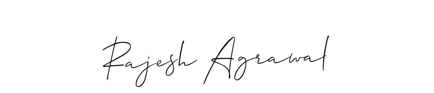 How to Draw Rajesh Agrawal signature style? Allison_Script is a latest design signature styles for name Rajesh Agrawal. Rajesh Agrawal signature style 2 images and pictures png