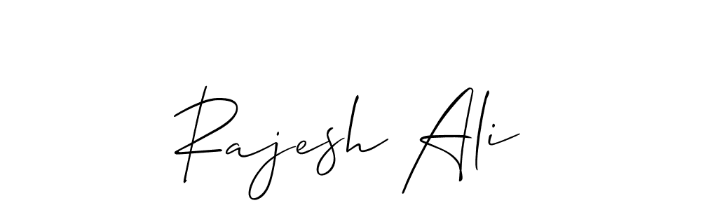 Similarly Allison_Script is the best handwritten signature design. Signature creator online .You can use it as an online autograph creator for name Rajesh Ali. Rajesh Ali signature style 2 images and pictures png