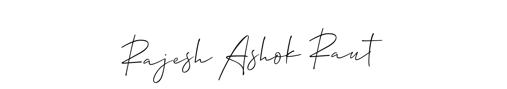 Best and Professional Signature Style for Rajesh Ashok Raut. Allison_Script Best Signature Style Collection. Rajesh Ashok Raut signature style 2 images and pictures png