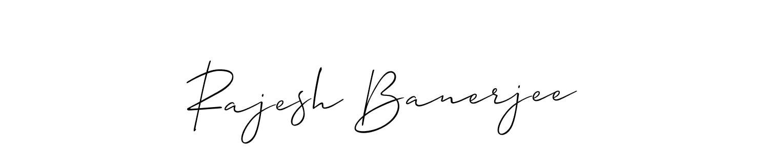 if you are searching for the best signature style for your name Rajesh Banerjee. so please give up your signature search. here we have designed multiple signature styles  using Allison_Script. Rajesh Banerjee signature style 2 images and pictures png