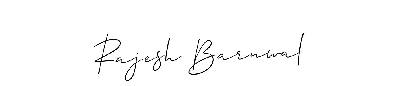 Rajesh Barnwal stylish signature style. Best Handwritten Sign (Allison_Script) for my name. Handwritten Signature Collection Ideas for my name Rajesh Barnwal. Rajesh Barnwal signature style 2 images and pictures png
