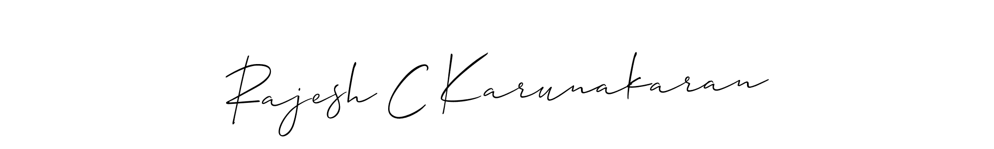 Here are the top 10 professional signature styles for the name Rajesh C Karunakaran. These are the best autograph styles you can use for your name. Rajesh C Karunakaran signature style 2 images and pictures png