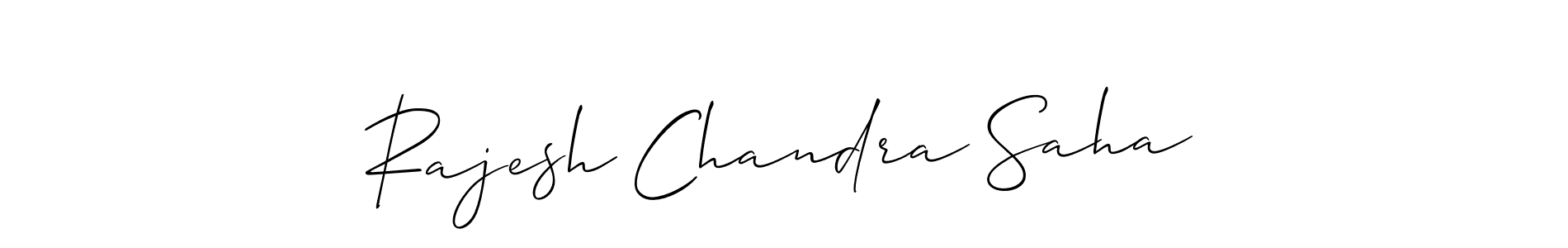 Similarly Allison_Script is the best handwritten signature design. Signature creator online .You can use it as an online autograph creator for name Rajesh Chandra Saha. Rajesh Chandra Saha signature style 2 images and pictures png