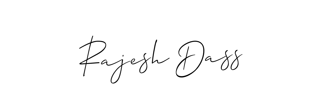 How to make Rajesh Dass signature? Allison_Script is a professional autograph style. Create handwritten signature for Rajesh Dass name. Rajesh Dass signature style 2 images and pictures png
