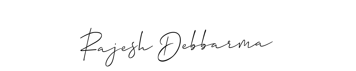 How to make Rajesh Debbarma signature? Allison_Script is a professional autograph style. Create handwritten signature for Rajesh Debbarma name. Rajesh Debbarma signature style 2 images and pictures png