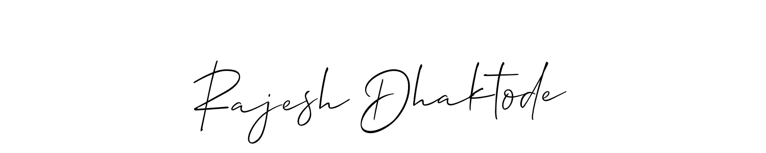 Rajesh Dhaktode stylish signature style. Best Handwritten Sign (Allison_Script) for my name. Handwritten Signature Collection Ideas for my name Rajesh Dhaktode. Rajesh Dhaktode signature style 2 images and pictures png