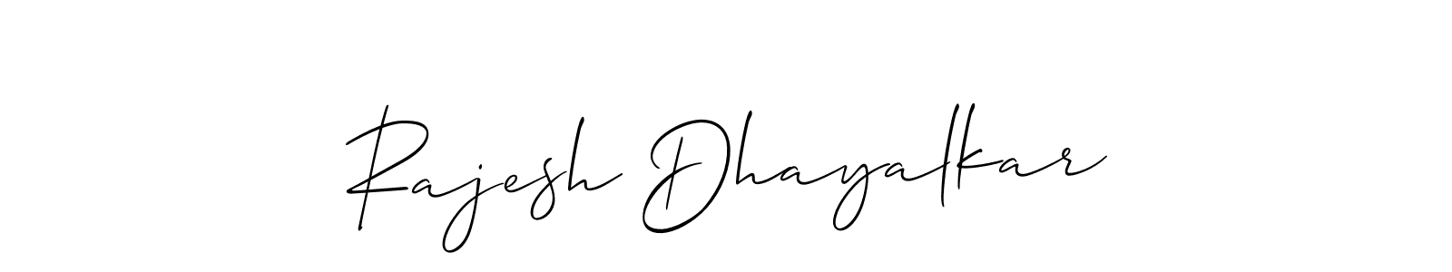 Best and Professional Signature Style for Rajesh Dhayalkar. Allison_Script Best Signature Style Collection. Rajesh Dhayalkar signature style 2 images and pictures png
