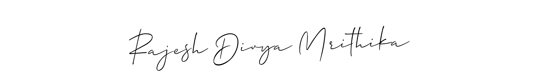 Once you've used our free online signature maker to create your best signature Allison_Script style, it's time to enjoy all of the benefits that Rajesh Divya Mrithika name signing documents. Rajesh Divya Mrithika signature style 2 images and pictures png