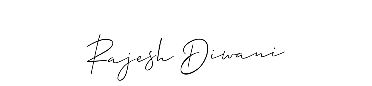 Make a short Rajesh Diwani signature style. Manage your documents anywhere anytime using Allison_Script. Create and add eSignatures, submit forms, share and send files easily. Rajesh Diwani signature style 2 images and pictures png
