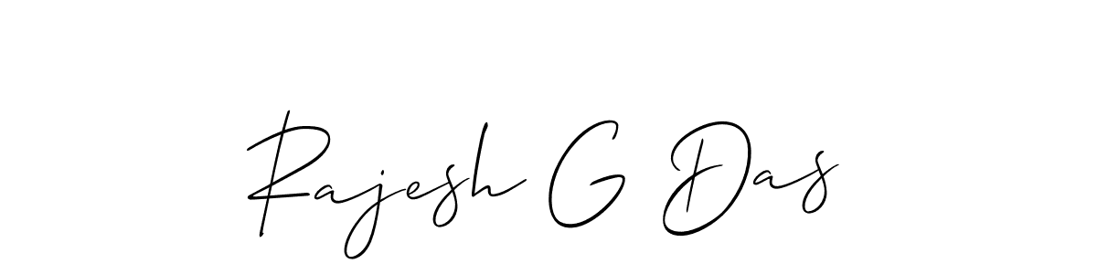 Also You can easily find your signature by using the search form. We will create Rajesh G Das name handwritten signature images for you free of cost using Allison_Script sign style. Rajesh G Das signature style 2 images and pictures png