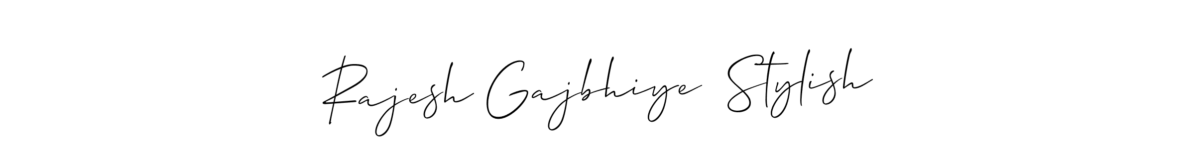 This is the best signature style for the Rajesh Gajbhiye  Stylish name. Also you like these signature font (Allison_Script). Mix name signature. Rajesh Gajbhiye  Stylish signature style 2 images and pictures png