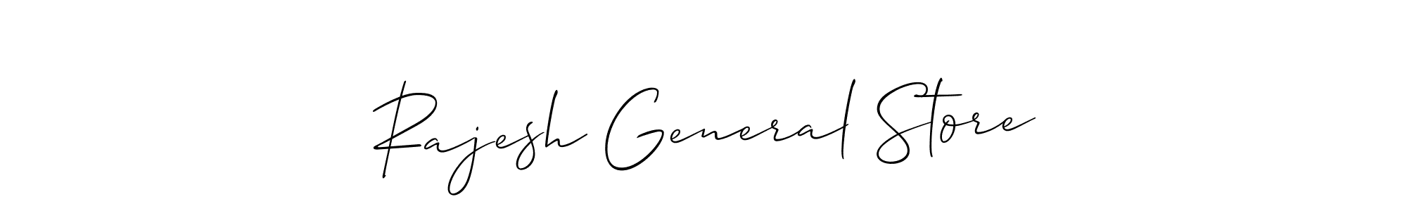 Once you've used our free online signature maker to create your best signature Allison_Script style, it's time to enjoy all of the benefits that Rajesh General Store name signing documents. Rajesh General Store signature style 2 images and pictures png