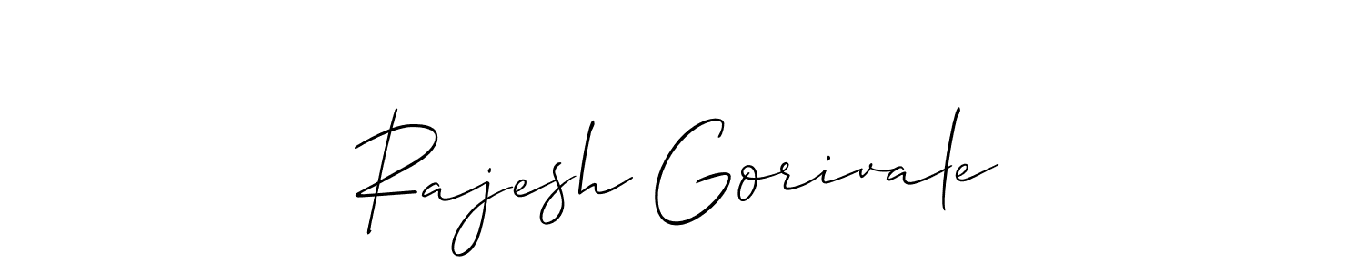 How to Draw Rajesh Gorivale signature style? Allison_Script is a latest design signature styles for name Rajesh Gorivale. Rajesh Gorivale signature style 2 images and pictures png