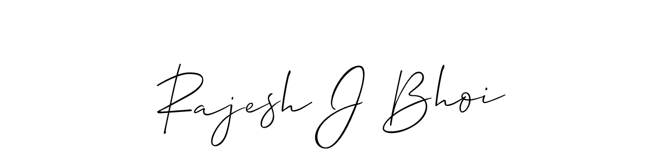 Create a beautiful signature design for name Rajesh J Bhoi. With this signature (Allison_Script) fonts, you can make a handwritten signature for free. Rajesh J Bhoi signature style 2 images and pictures png