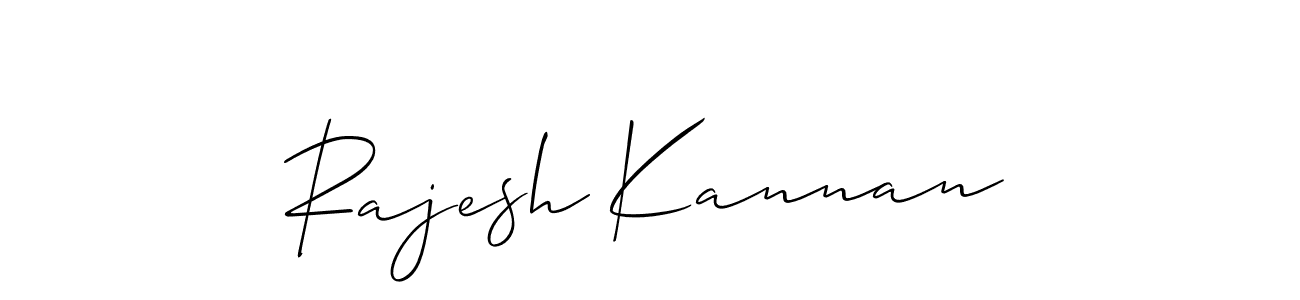 Rajesh Kannan stylish signature style. Best Handwritten Sign (Allison_Script) for my name. Handwritten Signature Collection Ideas for my name Rajesh Kannan. Rajesh Kannan signature style 2 images and pictures png