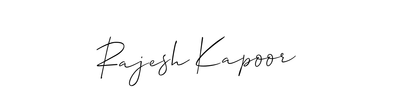 Make a beautiful signature design for name Rajesh Kapoor. With this signature (Allison_Script) style, you can create a handwritten signature for free. Rajesh Kapoor signature style 2 images and pictures png