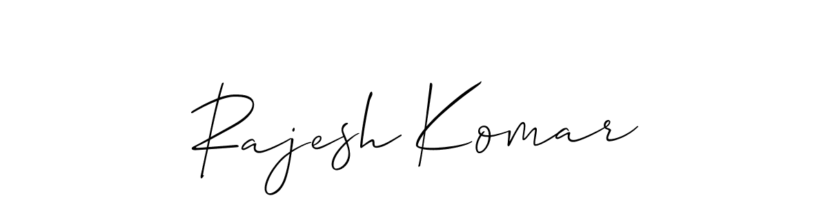It looks lik you need a new signature style for name Rajesh Komar. Design unique handwritten (Allison_Script) signature with our free signature maker in just a few clicks. Rajesh Komar signature style 2 images and pictures png