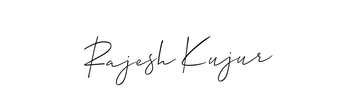 Create a beautiful signature design for name Rajesh Kujur. With this signature (Allison_Script) fonts, you can make a handwritten signature for free. Rajesh Kujur signature style 2 images and pictures png