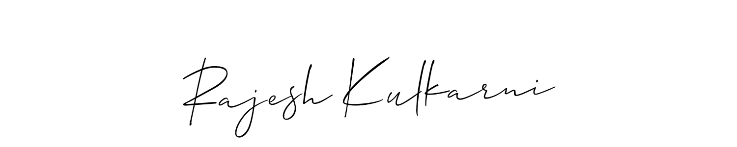 You should practise on your own different ways (Allison_Script) to write your name (Rajesh Kulkarni) in signature. don't let someone else do it for you. Rajesh Kulkarni signature style 2 images and pictures png