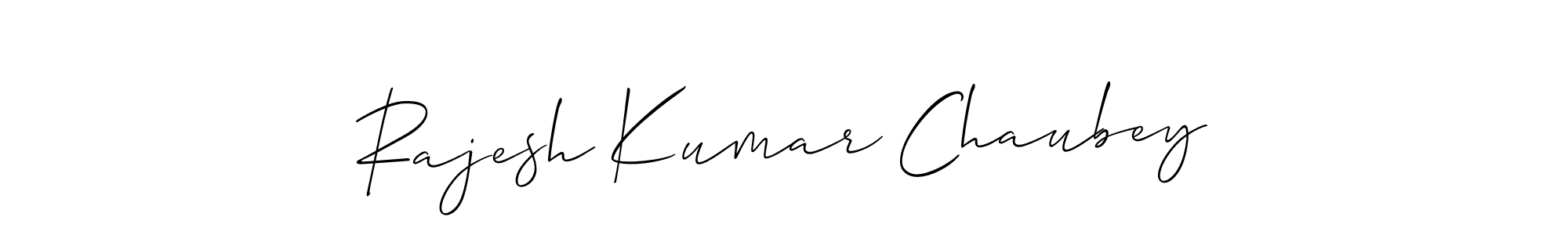 It looks lik you need a new signature style for name Rajesh Kumar Chaubey. Design unique handwritten (Allison_Script) signature with our free signature maker in just a few clicks. Rajesh Kumar Chaubey signature style 2 images and pictures png