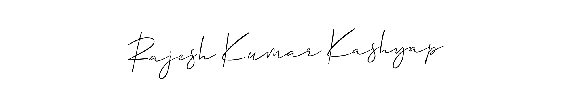 This is the best signature style for the Rajesh Kumar Kashyap name. Also you like these signature font (Allison_Script). Mix name signature. Rajesh Kumar Kashyap signature style 2 images and pictures png