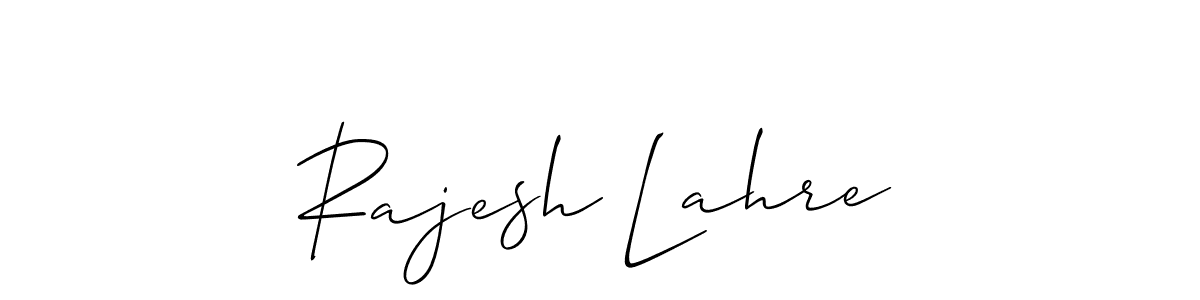 You can use this online signature creator to create a handwritten signature for the name Rajesh Lahre. This is the best online autograph maker. Rajesh Lahre signature style 2 images and pictures png