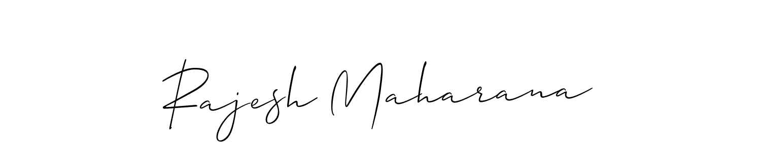 Also You can easily find your signature by using the search form. We will create Rajesh Maharana name handwritten signature images for you free of cost using Allison_Script sign style. Rajesh Maharana signature style 2 images and pictures png