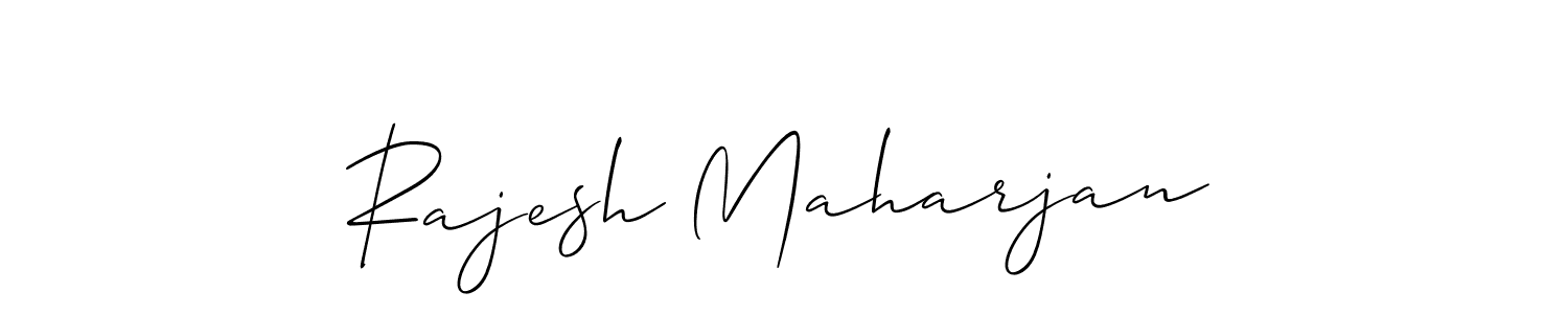 Similarly Allison_Script is the best handwritten signature design. Signature creator online .You can use it as an online autograph creator for name Rajesh Maharjan. Rajesh Maharjan signature style 2 images and pictures png
