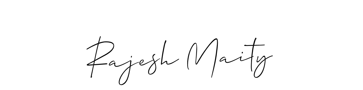 Also You can easily find your signature by using the search form. We will create Rajesh Maity name handwritten signature images for you free of cost using Allison_Script sign style. Rajesh Maity signature style 2 images and pictures png