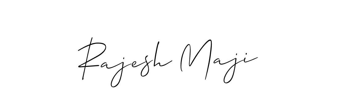 Also You can easily find your signature by using the search form. We will create Rajesh Maji name handwritten signature images for you free of cost using Allison_Script sign style. Rajesh Maji signature style 2 images and pictures png