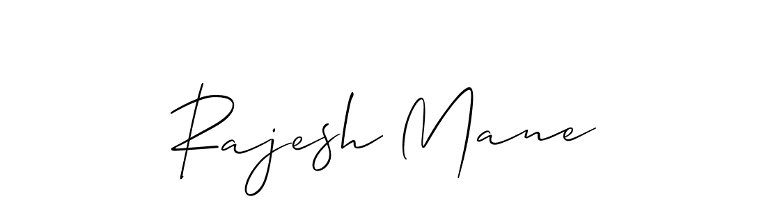 Rajesh Mane stylish signature style. Best Handwritten Sign (Allison_Script) for my name. Handwritten Signature Collection Ideas for my name Rajesh Mane. Rajesh Mane signature style 2 images and pictures png