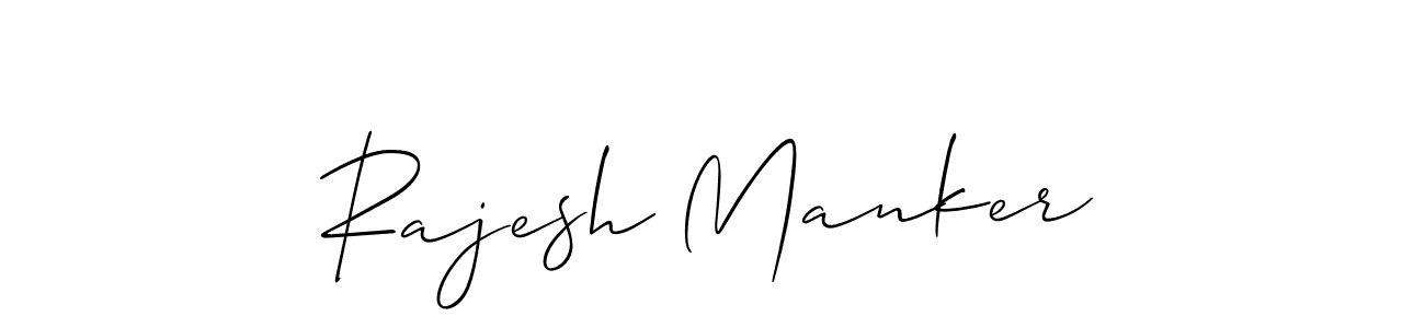 How to Draw Rajesh Manker signature style? Allison_Script is a latest design signature styles for name Rajesh Manker. Rajesh Manker signature style 2 images and pictures png