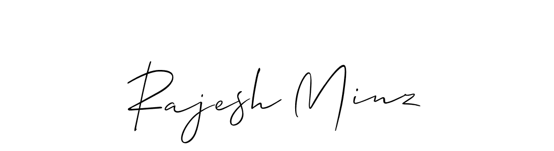 This is the best signature style for the Rajesh Minz name. Also you like these signature font (Allison_Script). Mix name signature. Rajesh Minz signature style 2 images and pictures png