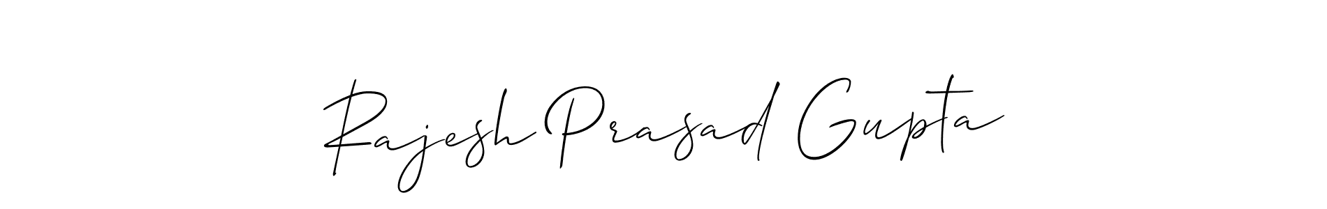 Rajesh Prasad Gupta stylish signature style. Best Handwritten Sign (Allison_Script) for my name. Handwritten Signature Collection Ideas for my name Rajesh Prasad Gupta. Rajesh Prasad Gupta signature style 2 images and pictures png