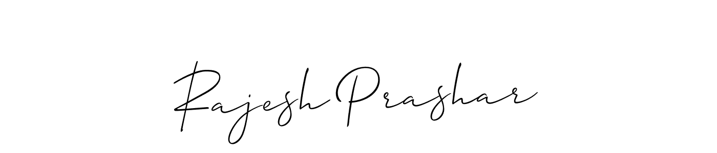 It looks lik you need a new signature style for name Rajesh Prashar. Design unique handwritten (Allison_Script) signature with our free signature maker in just a few clicks. Rajesh Prashar signature style 2 images and pictures png