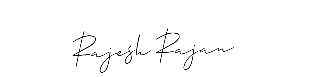 You should practise on your own different ways (Allison_Script) to write your name (Rajesh Rajan) in signature. don't let someone else do it for you. Rajesh Rajan signature style 2 images and pictures png