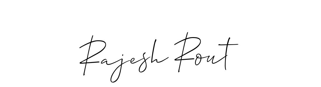 How to make Rajesh Rout signature? Allison_Script is a professional autograph style. Create handwritten signature for Rajesh Rout name. Rajesh Rout signature style 2 images and pictures png