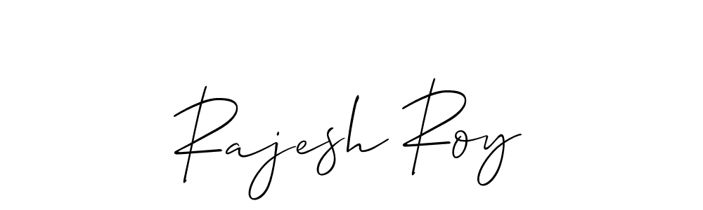 Design your own signature with our free online signature maker. With this signature software, you can create a handwritten (Allison_Script) signature for name Rajesh Roy. Rajesh Roy signature style 2 images and pictures png