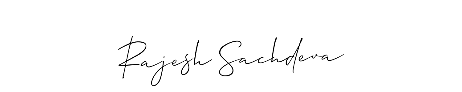 You can use this online signature creator to create a handwritten signature for the name Rajesh Sachdeva. This is the best online autograph maker. Rajesh Sachdeva signature style 2 images and pictures png