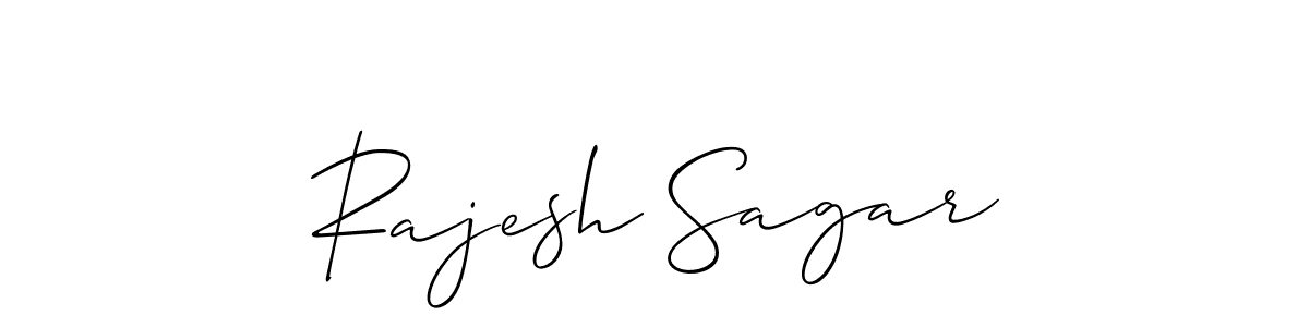 Also You can easily find your signature by using the search form. We will create Rajesh Sagar name handwritten signature images for you free of cost using Allison_Script sign style. Rajesh Sagar signature style 2 images and pictures png