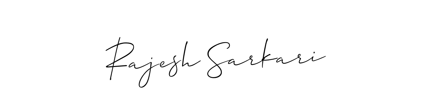 if you are searching for the best signature style for your name Rajesh Sarkari. so please give up your signature search. here we have designed multiple signature styles  using Allison_Script. Rajesh Sarkari signature style 2 images and pictures png