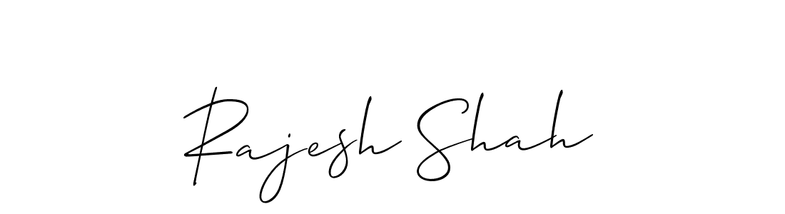 Rajesh Shah stylish signature style. Best Handwritten Sign (Allison_Script) for my name. Handwritten Signature Collection Ideas for my name Rajesh Shah. Rajesh Shah signature style 2 images and pictures png