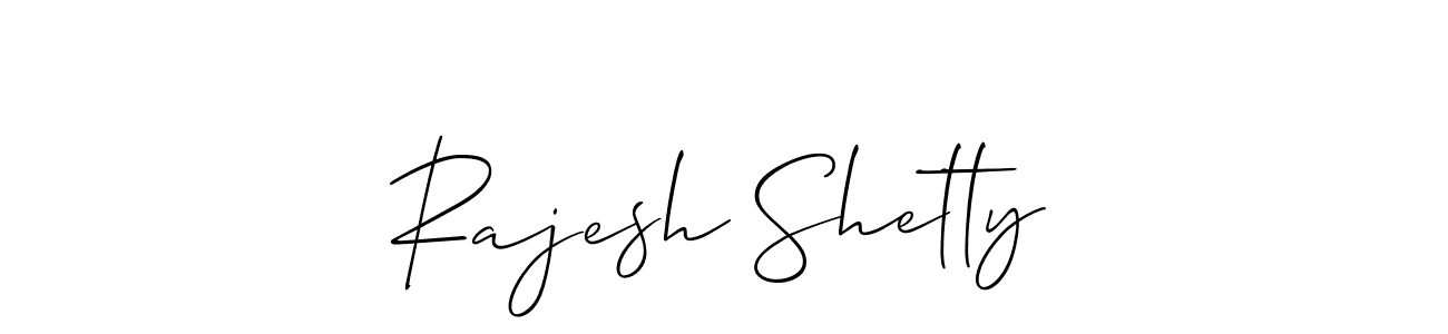 It looks lik you need a new signature style for name Rajesh Shetty. Design unique handwritten (Allison_Script) signature with our free signature maker in just a few clicks. Rajesh Shetty signature style 2 images and pictures png