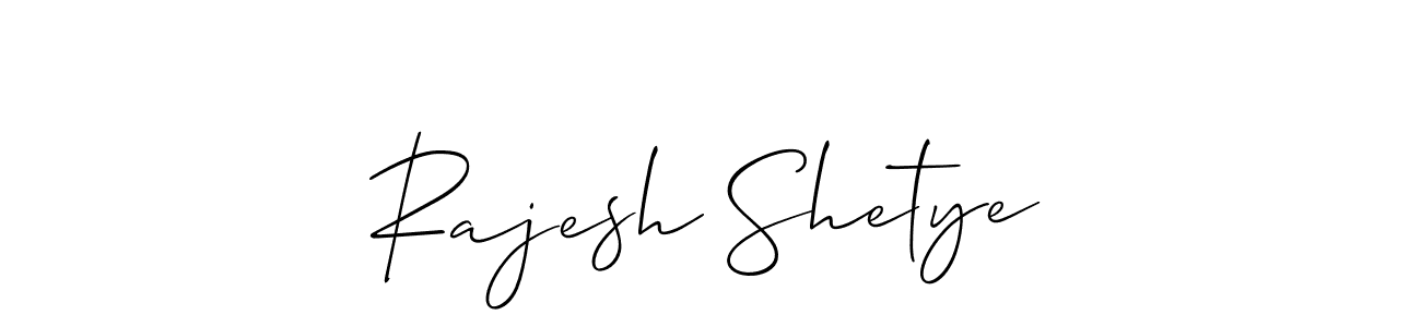 Similarly Allison_Script is the best handwritten signature design. Signature creator online .You can use it as an online autograph creator for name Rajesh Shetye. Rajesh Shetye signature style 2 images and pictures png