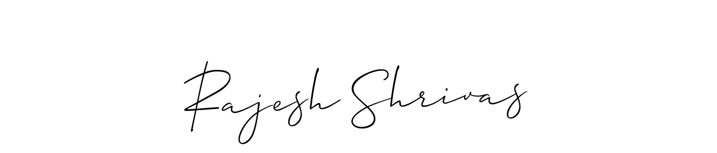 Design your own signature with our free online signature maker. With this signature software, you can create a handwritten (Allison_Script) signature for name Rajesh Shrivas. Rajesh Shrivas signature style 2 images and pictures png