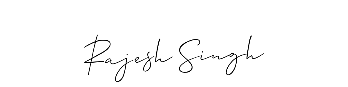 Design your own signature with our free online signature maker. With this signature software, you can create a handwritten (Allison_Script) signature for name Rajesh Singh. Rajesh Singh signature style 2 images and pictures png