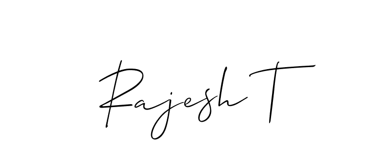You can use this online signature creator to create a handwritten signature for the name Rajesh T. This is the best online autograph maker. Rajesh T signature style 2 images and pictures png