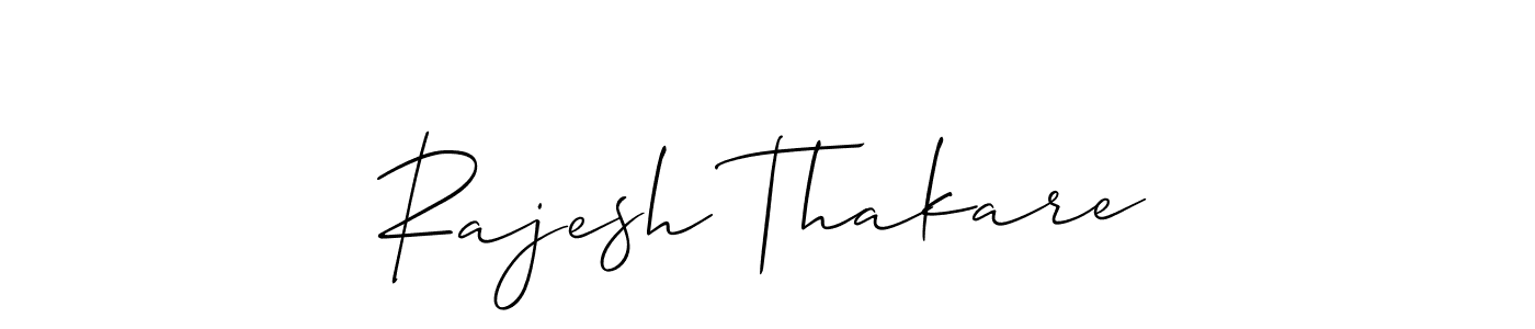 Similarly Allison_Script is the best handwritten signature design. Signature creator online .You can use it as an online autograph creator for name Rajesh Thakare. Rajesh Thakare signature style 2 images and pictures png