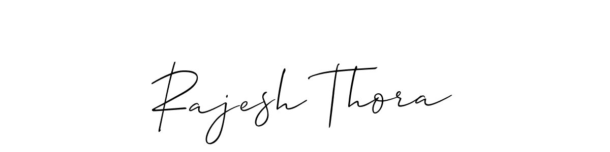 This is the best signature style for the Rajesh Thora name. Also you like these signature font (Allison_Script). Mix name signature. Rajesh Thora signature style 2 images and pictures png